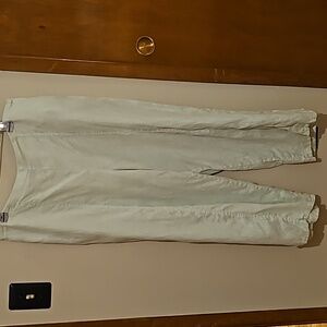 Linen wide leg pants